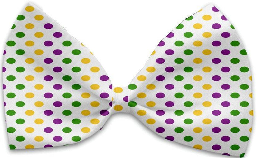 "Mardi Gras" Pet Dog and Cat Bow Ties by Mirage