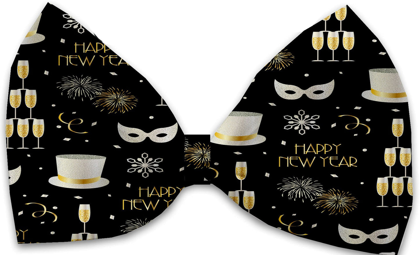 "Fancy New Year" Pet Dog and Cat Bow Ties