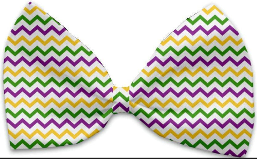 "Mardi Gras" Pet Dog and Cat Bow Ties by Mirage