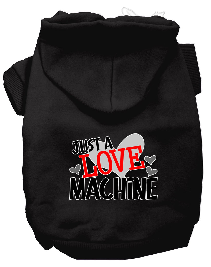 "Just a Love Machine" Pet Dog & Cat Screen Printed Hoodie