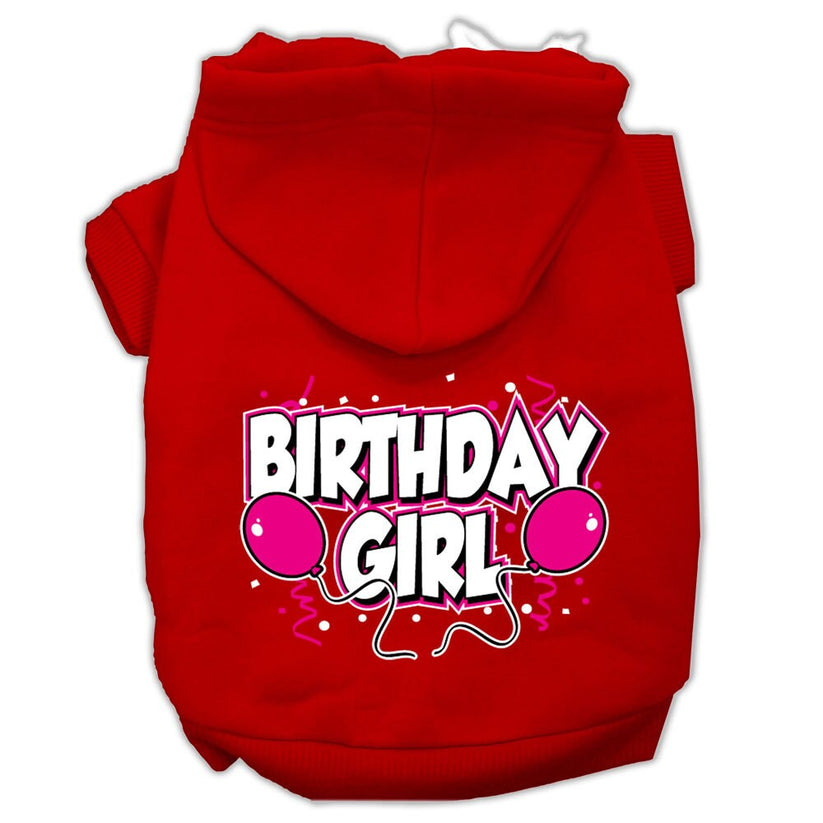 "Birthday Girl" Pet Dog & Cat Screen Printed Hoodie