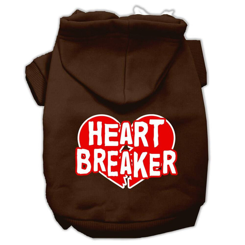 "Heart Breaker" Pet Dog & Cat Screen Printed Hoodie