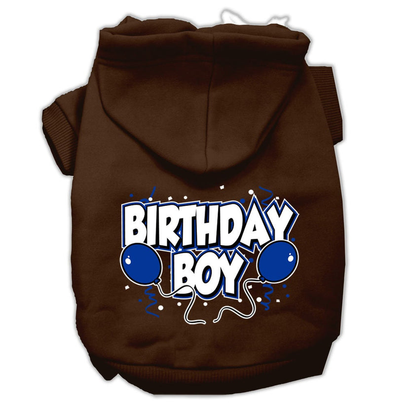 "Birthday Boy" Pet Dog & Cat Screen Printed Hoodie