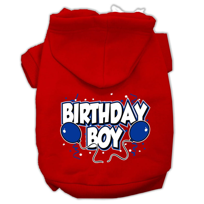 "Birthday Boy" Pet Dog & Cat Screen Printed Hoodie