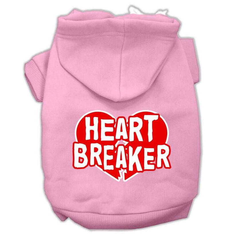 "Heart Breaker" Pet Dog & Cat Screen Printed Hoodie