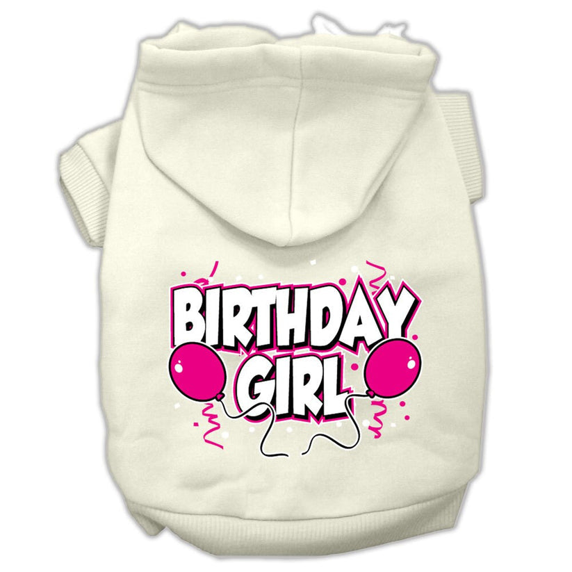 "Birthday Girl" Pet Dog & Cat Screen Printed Hoodie