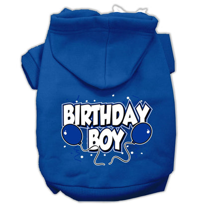 "Birthday Boy" Pet Dog & Cat Screen Printed Hoodie