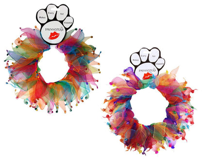 "Confetti Bells and Jewels" Smoochers Party Pet Collar Necklace by Mirage