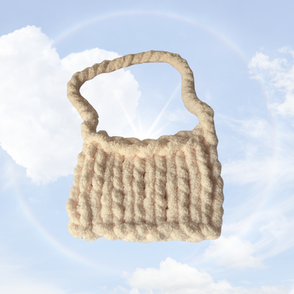 Puffin Puff Chunky Knit Purse