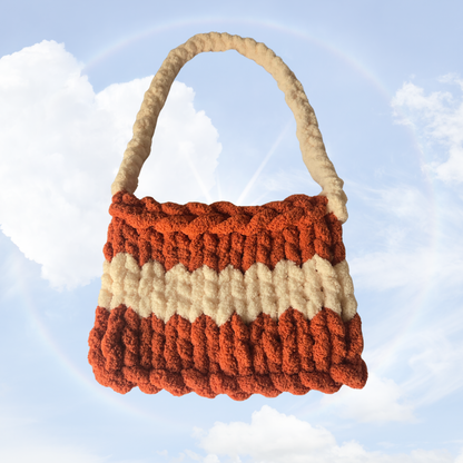 Puffin Puff Chunky Knit Purse